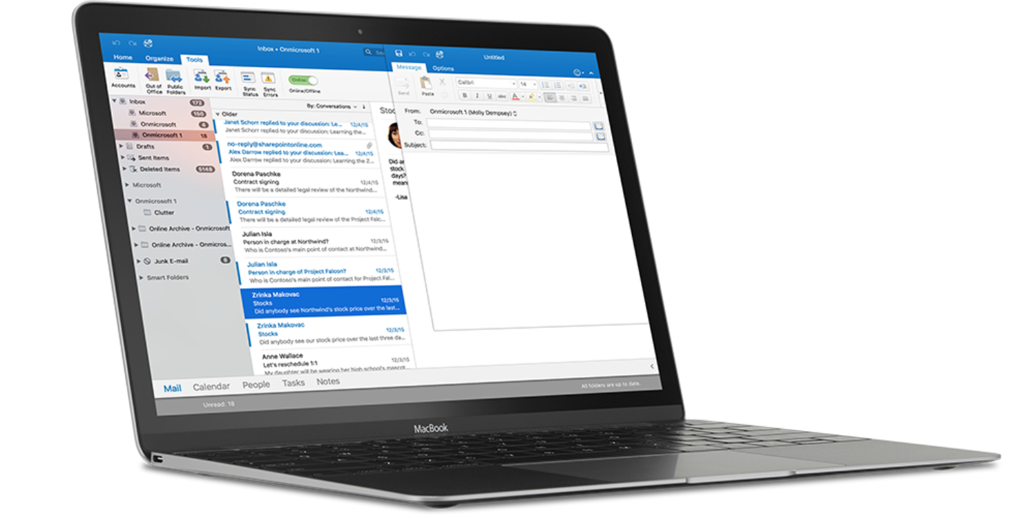 get your email on outlook for mac